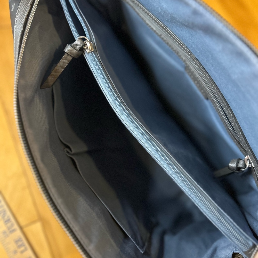 Ted Baker Men's Matcher Faux Leather Black Briefcase Document Bag - Picture 14 of 17